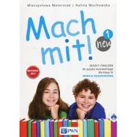 Książki do nauki języka niemieckiego - Mach mit! neu 1 Zeszyt ćwiczeń 4 Wersja rozszerzona - Halina Wachowska, Mieczysława Materniak - miniaturka - grafika 1
