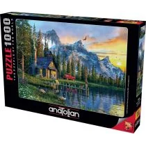 Anatolian Puzzle 1000 Chatka nad jeziorem - Anatolian - Puzzle - miniaturka - grafika 1