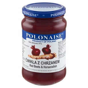 Polonaise Ćwikła z chrzanem 340 g - Majonezy i dressingi - miniaturka - grafika 1