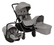 Wózki dziecięce - Graco Near2Me DLX wózek spacerowy z gondolą i fotelikiem Ash - miniaturka - grafika 1