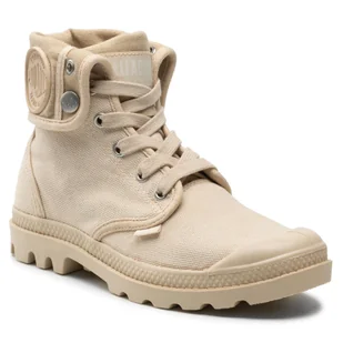 Trapery Palladium Baggy 92353-221-M Beżowy - Botki damskie - miniaturka - grafika 1