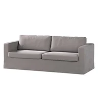 Pokrowce na meble - Dekoria pl pl Pokrowiec na sofę Karlstad 3-osobową nierozkładaną długi gołębi szary 204 x 89 x 66 cm Velvet 616-704-11 - miniaturka - grafika 1