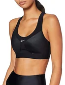 Biustonosze - Nike Motion Adapt 2.0 sportowy biustonosz damski, czarny/biały, S - miniaturka - grafika 1