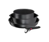 Zestawy garnków i patelni - Tefal - Zestaw naczyń kuchennych 4 szt INGENIO DAILY CHEF - miniaturka - grafika 1
