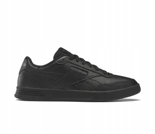 Buty męskie sneakersy sportowe Reebok Classic Court czarne skórzane - Sneakersy męskie - miniaturka - grafika 1