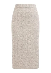 DreiMaster Damska spódnica midi z dzianiny, Be?owy Melan?, XL-XXL - Spódnice - miniaturka - grafika 1