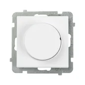 Wyłączniki światła i elektryczne - Ospel Ściemniacz do LED SONATA biały - miniaturka - grafika 1