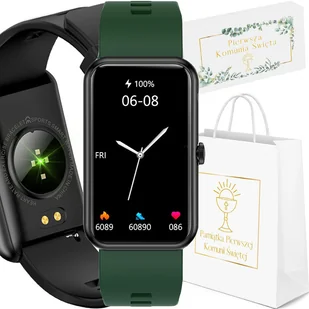 Rubicon RNCE83 Zestaw pasków Czarny/Zielony - Smartwatch - miniaturka - grafika 1