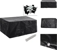 Pokrowce na meble ogrodowe - vidaXL Pokrowiec na meble ogrodowe 8 oczek 240x140x90 cm - Pokrowce ochronne na meble ogrodowe - miniaturka - grafika 1