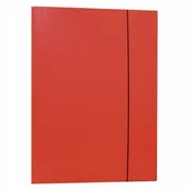 Teczki i skoroszyty - Konfex Teczka z gumką czerwona tg 06 - miniaturka - grafika 1