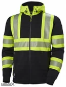 Bluzy męskie - Sweater with reflective elements HELLY HANSEN ICU, black XL - miniaturka - grafika 1