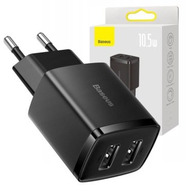 Baseus Uniwersalna Ładowarka Do Telefonu 2x Usb 10.5W 2A Zasilacz