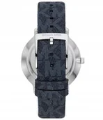 Akcesoria do zegarków - Pasek do zegarka MICHAEL KORS MK7244 granatowy 18 mm logo - miniaturka - grafika 1