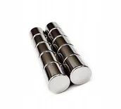 Magnesy - MAGNESY Neodymowe Walcowe 10x10 mm OKRĄGŁY SILNY MOCNY N42 KRĄŻEK 10mm 10 - miniaturka - grafika 1