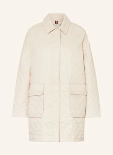 Tommy Hilfiger Płaszcz Pikowany weiss - Płaszcze damskie - miniaturka - grafika 1