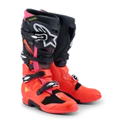 Buty motocyklowe - Buty Cross Alpinestars Tech 7 Czarny/Czerwony Fluorescencyjny/Różowy Fluorescencyjny40,5 - miniaturka - grafika 1
