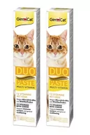 Suplementy i witaminy dla psów - GIMBORN Gim Cat Pasta Multi-Vitamin Duo z serem 2x50g - miniaturka - grafika 1