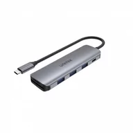 Huby USB - Unitek HUB USB-C 3x USB 3.1 SD PD 100W - miniaturka - grafika 1