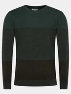 Swetry męskie - Blend Sweter 20715860 Zielony Regular Fit - miniaturka - grafika 1