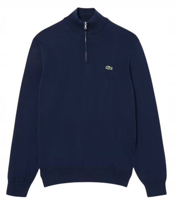 Sweter męski LACOSTE ROZMIAR M, granatowy