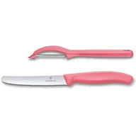 Kuchnia turystyczne i akcesoria - Victorinox Zestaw Victorinox - nóż ząbkowany, skrobaczka do warzyw - red (6.7116.21L12) 6.7116.21L12 - miniaturka - grafika 1