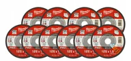 Tarcze do pił - Milwaukee tarcza do cięcia metalu 125x1,0x22,2 mm Pro+ INOX 10 szt. 4932478998 - miniaturka - grafika 1