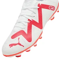 Buty sportowe męskie - Buty piłkarskie Puma Future Play FG/AG M 107377 (kolor Biały, rozmiar 42.5) - miniaturka - grafika 1