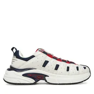 Sneakersy męskie - Sneakersy Tommy Jeans Archive'95 EM0EM01584 Biały - miniaturka - grafika 1