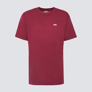 VANS T SHIRT MN LEFT CHEST LOGO TEE BURGUNDY - Koszulki męskie - miniaturka - grafika 1