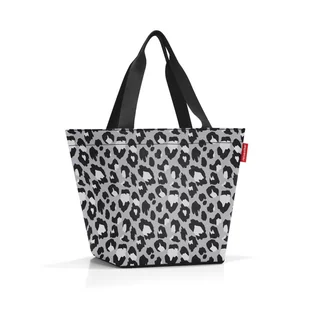Torba shopper m, leo nero RZS7080 - Torby i wózki na zakupy - miniaturka - grafika 1