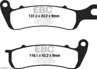 Klocki hamulcowe - Klocki hamulcowe EBC FA722 Blackstuff Aramidowe klocki hamulcowe z ABE do Mash Black Seven, AJS Tempest i Roadster CBS Clubman Cadwell 125 ccm Rok 2017 - 2021 - miniaturka - grafika 1