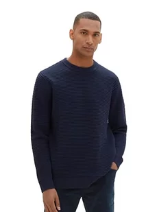 TOM TAILOR sweter męski, 10668 - Sky Captain Blue, XL - Swetry męskie - miniaturka - grafika 1