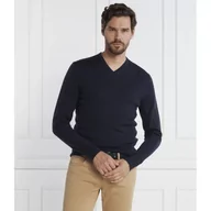 Swetry męskie - Calvin Klein Wełniany sweter SUPERIOR | Slim Fit - miniaturka - grafika 1