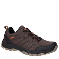 Buty trekkingowe męskie - Hi-Tec Męskie buty trekkingowe MAINE-O010484-041-10, orzech włoski/czarny, 40 UK - miniaturka - grafika 1