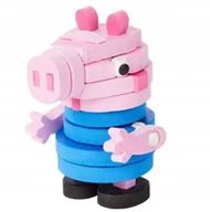 Figurki dla dzieci - Puzzle piankowe 3D Peppa Pig Granatowa 4+ - miniaturka - grafika 1