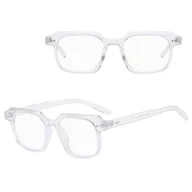 Okulary korekcyjne, oprawki, szkła - Okulary Nerdy zerówki do komputera z filtrem BLUE LIGHT STL22G transparentne + akcesoria - miniaturka - grafika 1