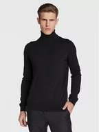 Swetry męskie - Boss Golf San Thomas-M 50474174 Czarny Slim Fit - miniaturka - grafika 1