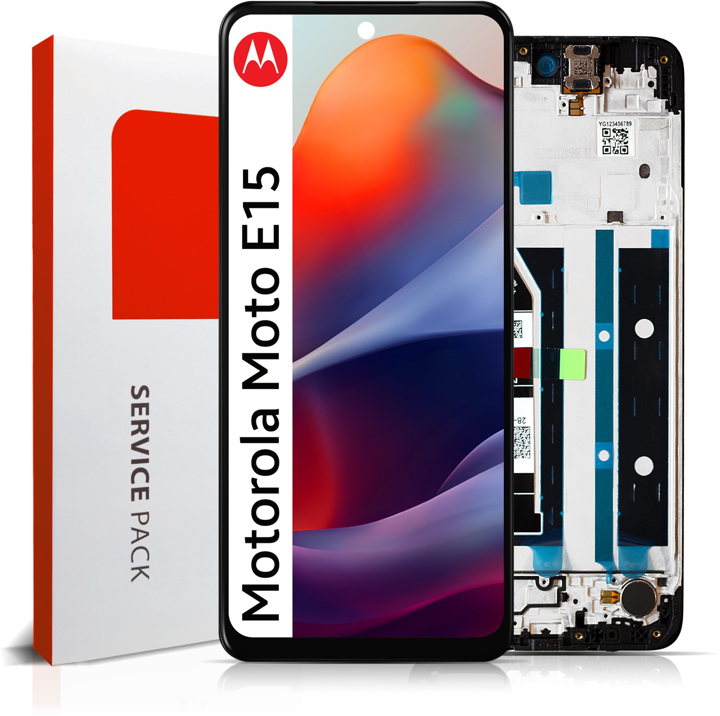 Wyświetlacz do Motorola Moto E15 Ekran LCD Ramka Oryginał Zila XT2523-6 5904858346684
