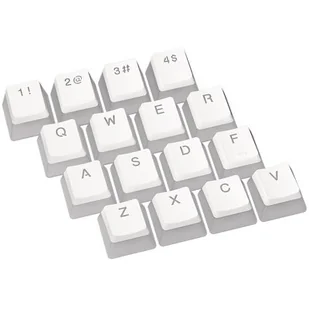 ENDORFY PBT Pudding Onyx White keycapy double shot białe - Tuning komputera - akcesoria - miniaturka - grafika 1