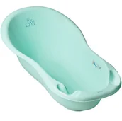 Wanienki dla dzieci - Tega Baby Wanna Dziecięca z Odpływem, Miętowa, Króliczki, 86 cm - miniaturka - grafika 1