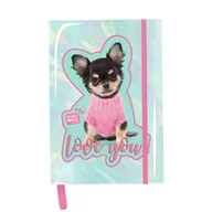 Szkolne artykuły papiernicze - Notes Holograficzny A5 Studio Pets Pqd-3680 - miniaturka - grafika 1