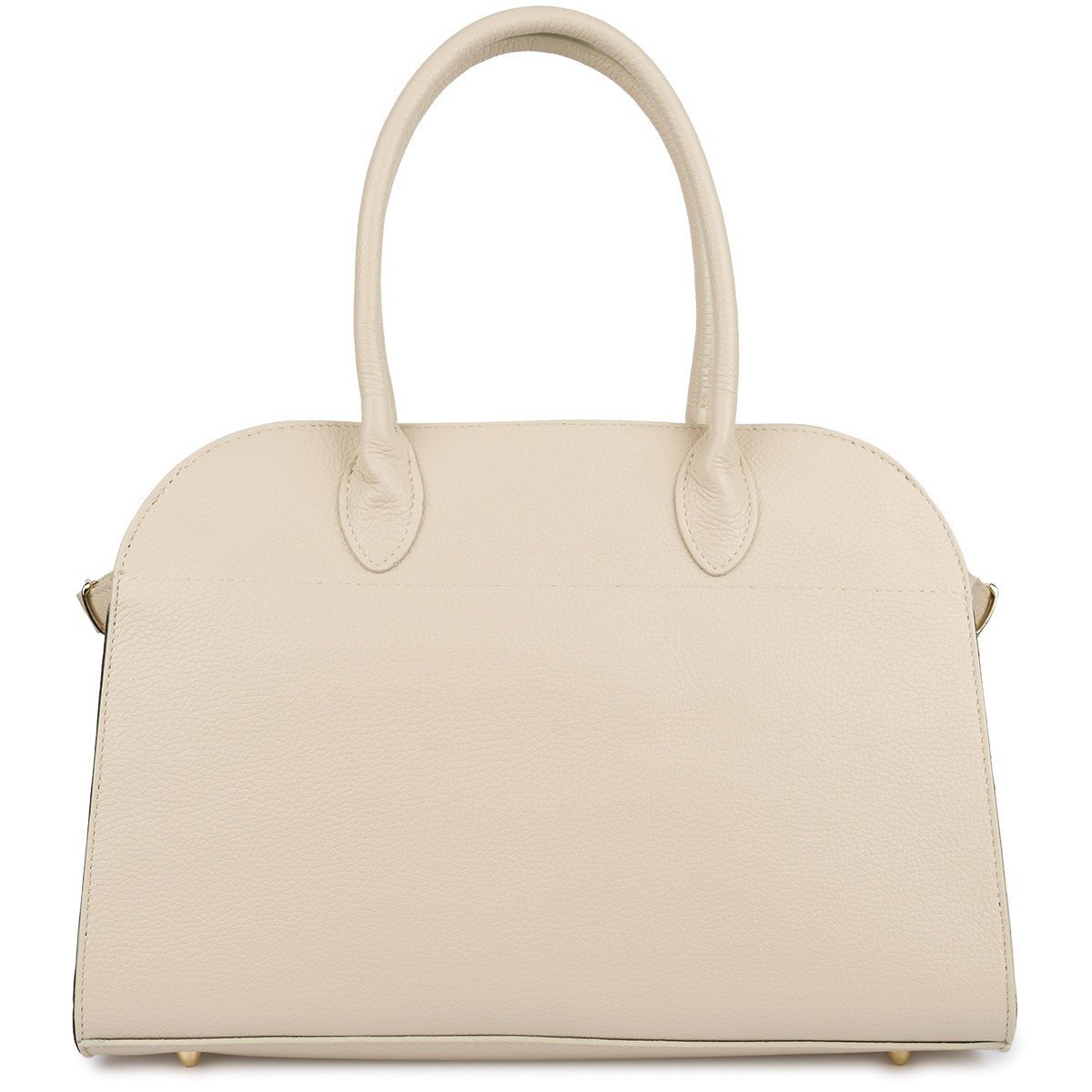 Torebka skórzana damska klasyczna pojemna A4 skóra włoska Beltimore camel W21