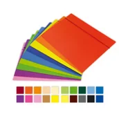 Teczki i skoroszyty - Teczka z gumką Kreska, kolorowa, A4 - miniaturka - grafika 1