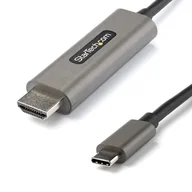Adaptery i przejściówki - StarTech CDP2HDMM1MH adapter kablowy 1 m HDMI Typu A (Standard) USB Type-C Czarny, Srebrny - miniaturka - grafika 1