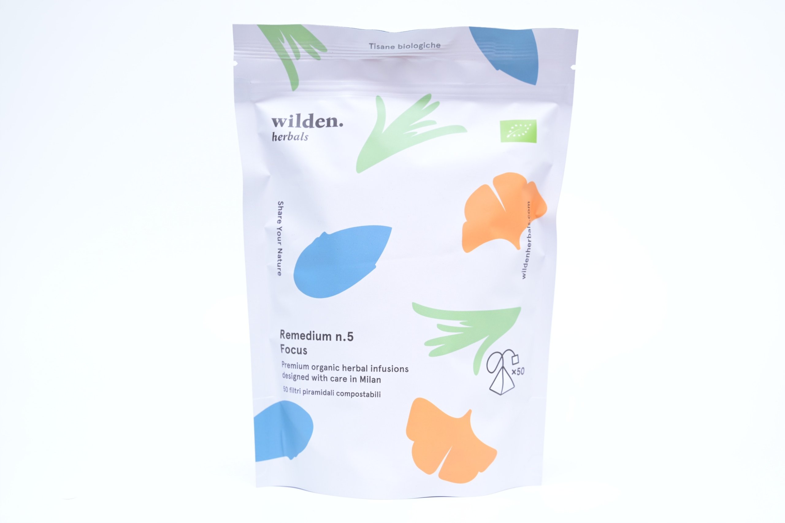 Mieszanka ziołowa Remedium n.5 Focus Wilden Herbals 50 szt w SoftPack