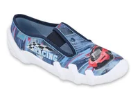 Buty dla dziewczynek - Kapcie trampki dziecięce BEFADO 290Y208 gumki-34 - miniaturka - grafika 1