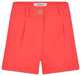 Morgan Damskie spodnie SHORI.F pomarańczowe T38, Papaya, 36 - Spodnie damskie - miniaturka - grafika 1