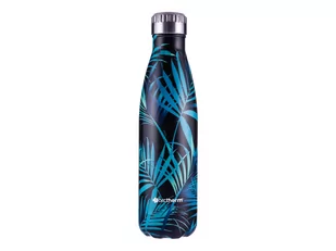 Butelka termiczna arctherm 500 ml wzór liście paproci czarna - Butelki termiczne - miniaturka - grafika 1