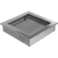 Akcesoria kominkowe - Kratki.pl KRATKA KOMINKOWA PROSTOKĄTNA NIKLOWANA 220X220 MM 22N - miniaturka - grafika 1