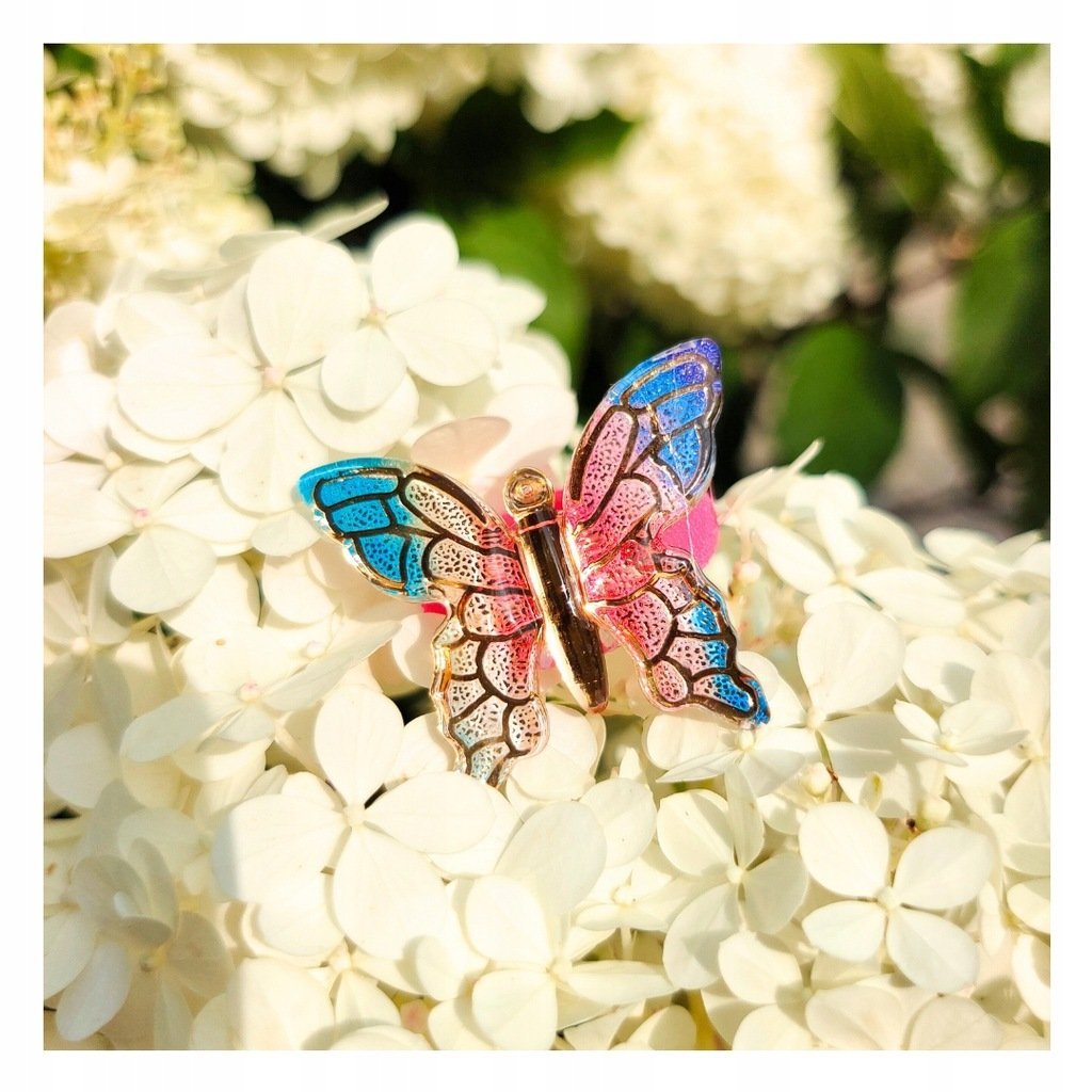 Gumka hand made motylek żywica epoksydowa